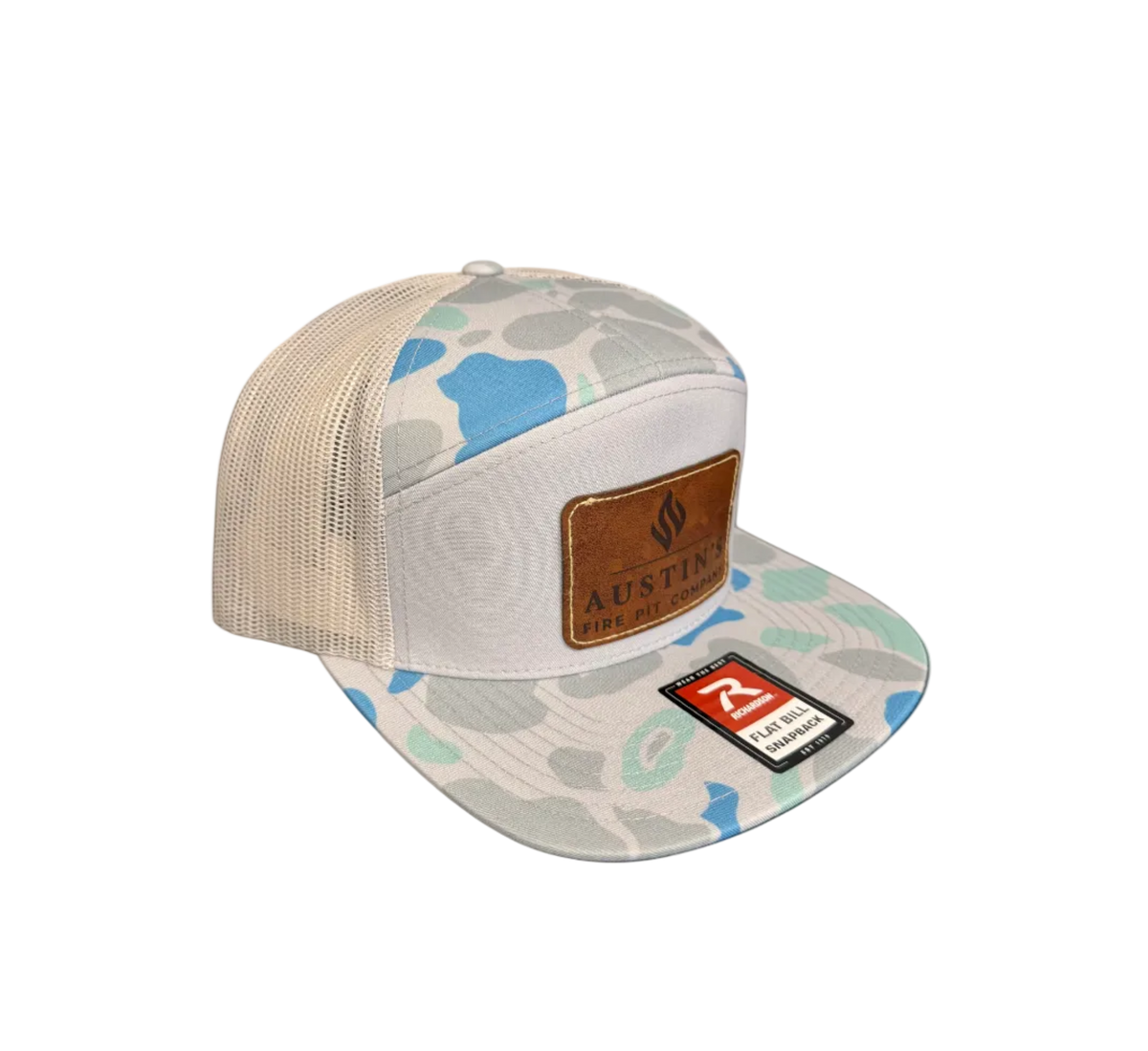 Austin’s Fire Pit Company Performance Hat – Ocean Camo