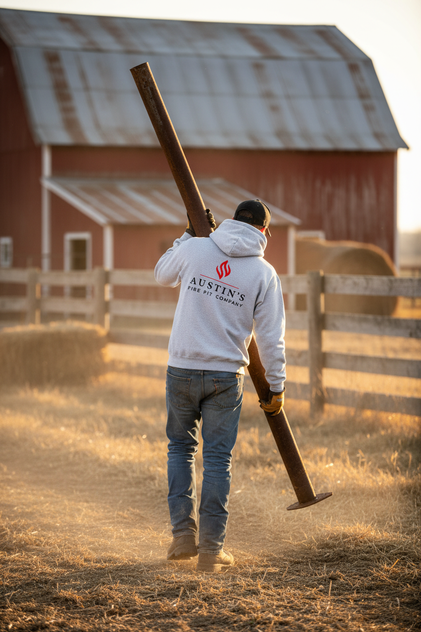 Austin's Fire Pit Company Heavy-Duty Hoodie
