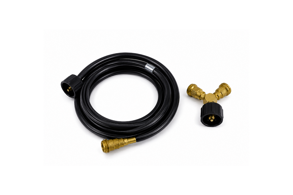 12-ft Propane Extension Hose & Y-Splitter Package