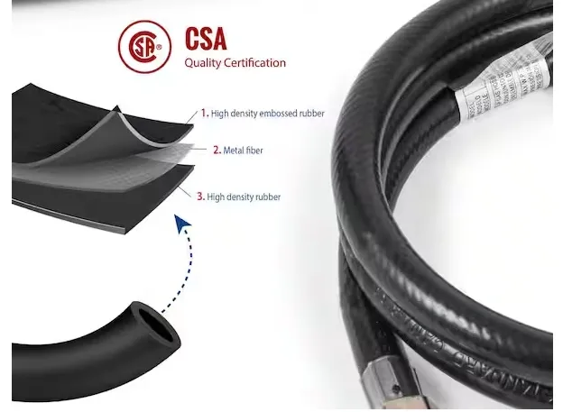 Adjustable 0-10 PSI Regulator with 4 ft Rubber Hose