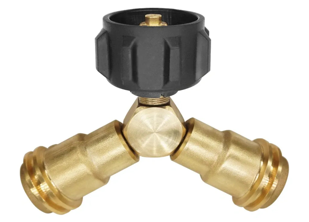 12-ft Propane Extension Hose & Y-Splitter Package